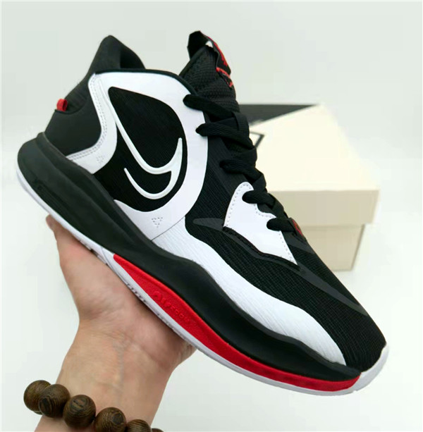 Men's Running Weapon Kyrie Irving 5 Black/White/Red Shoes 0031